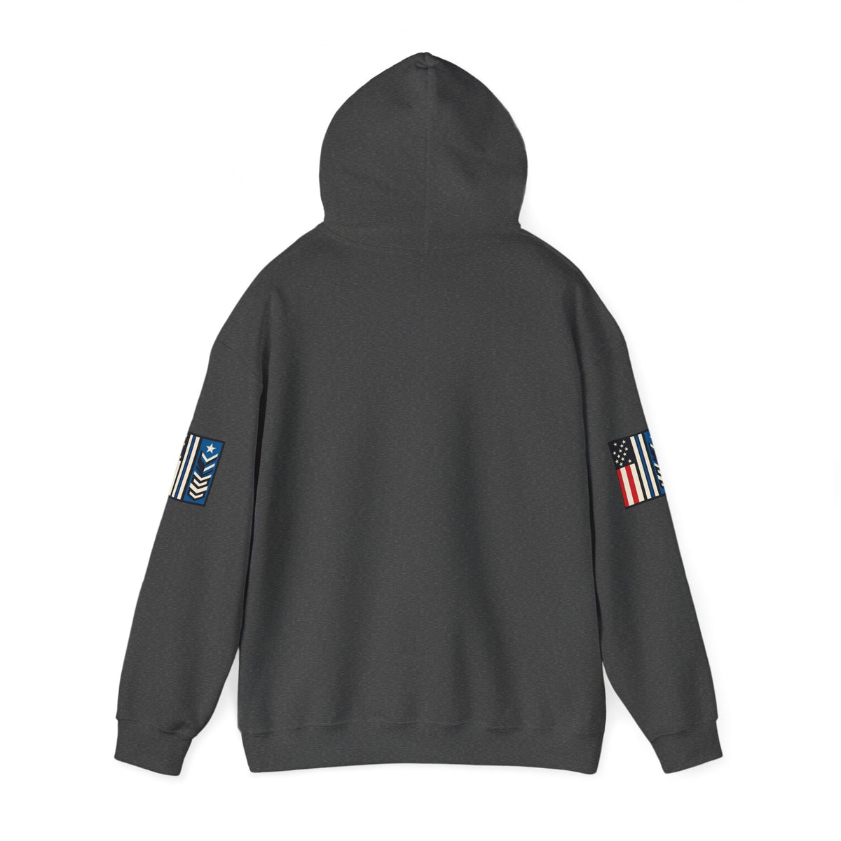 Dark heather trucking meltdown hoodie by Printify featuring trucker and freight broker graphic, casual and comfortable apparel for truck drivers.