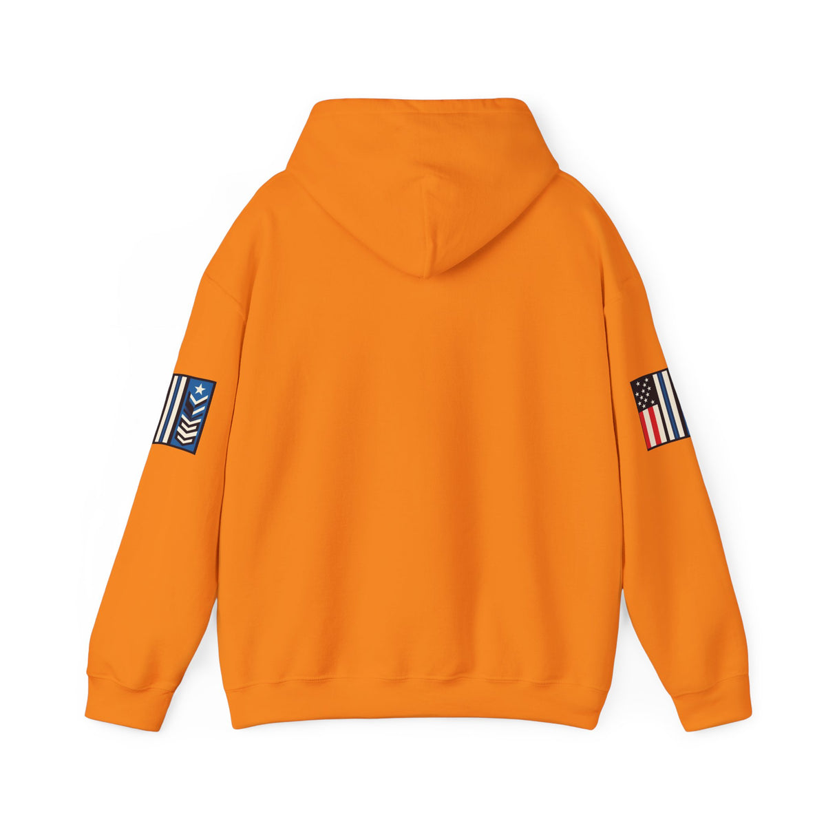 White Melting Down Unisex Hoodie with trucking design by Printify, featuring a vibrant melting graphic on the front.