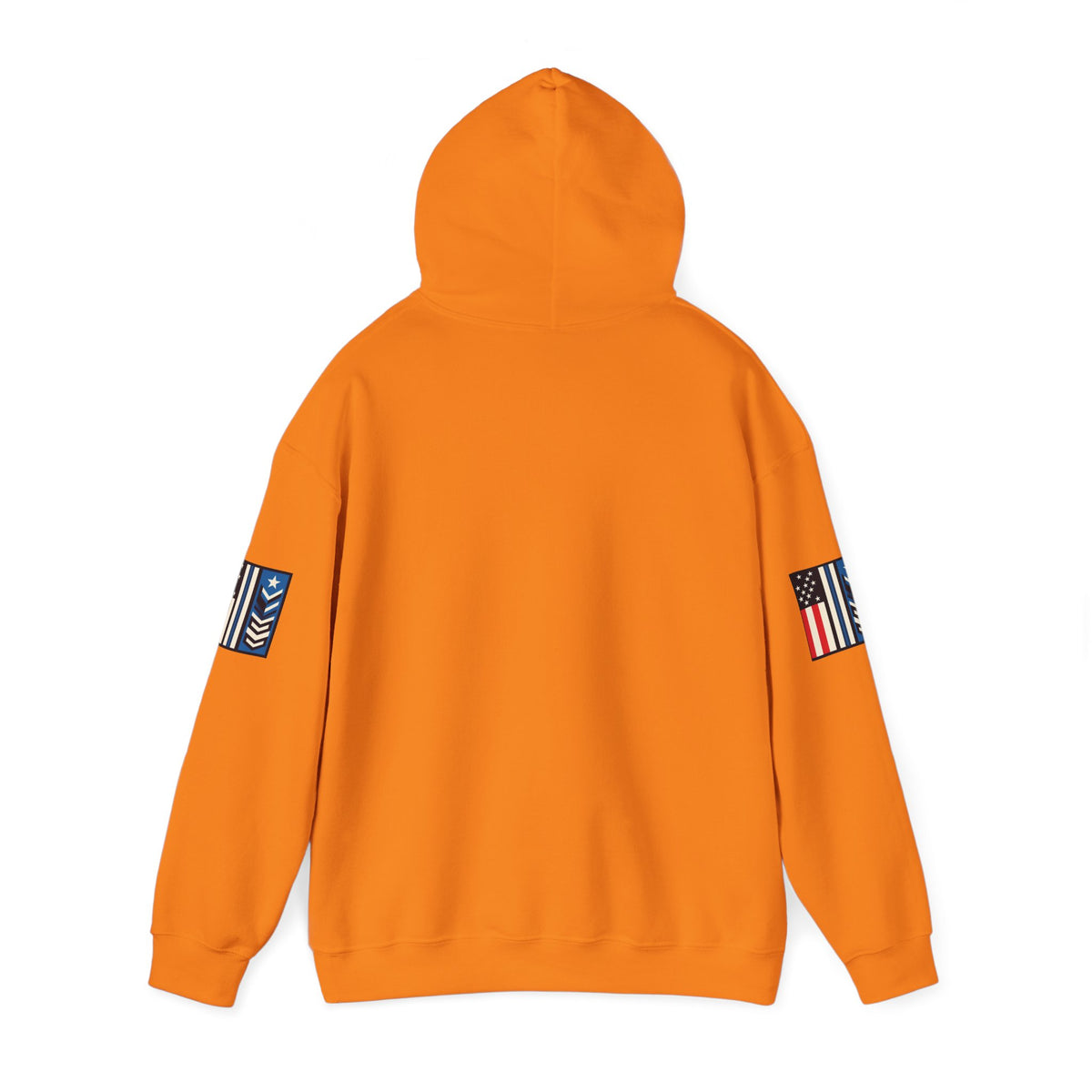 White Melting Down unisex hoodie featuring a trucking design by Printify, with a casual fit and graphic print on front.