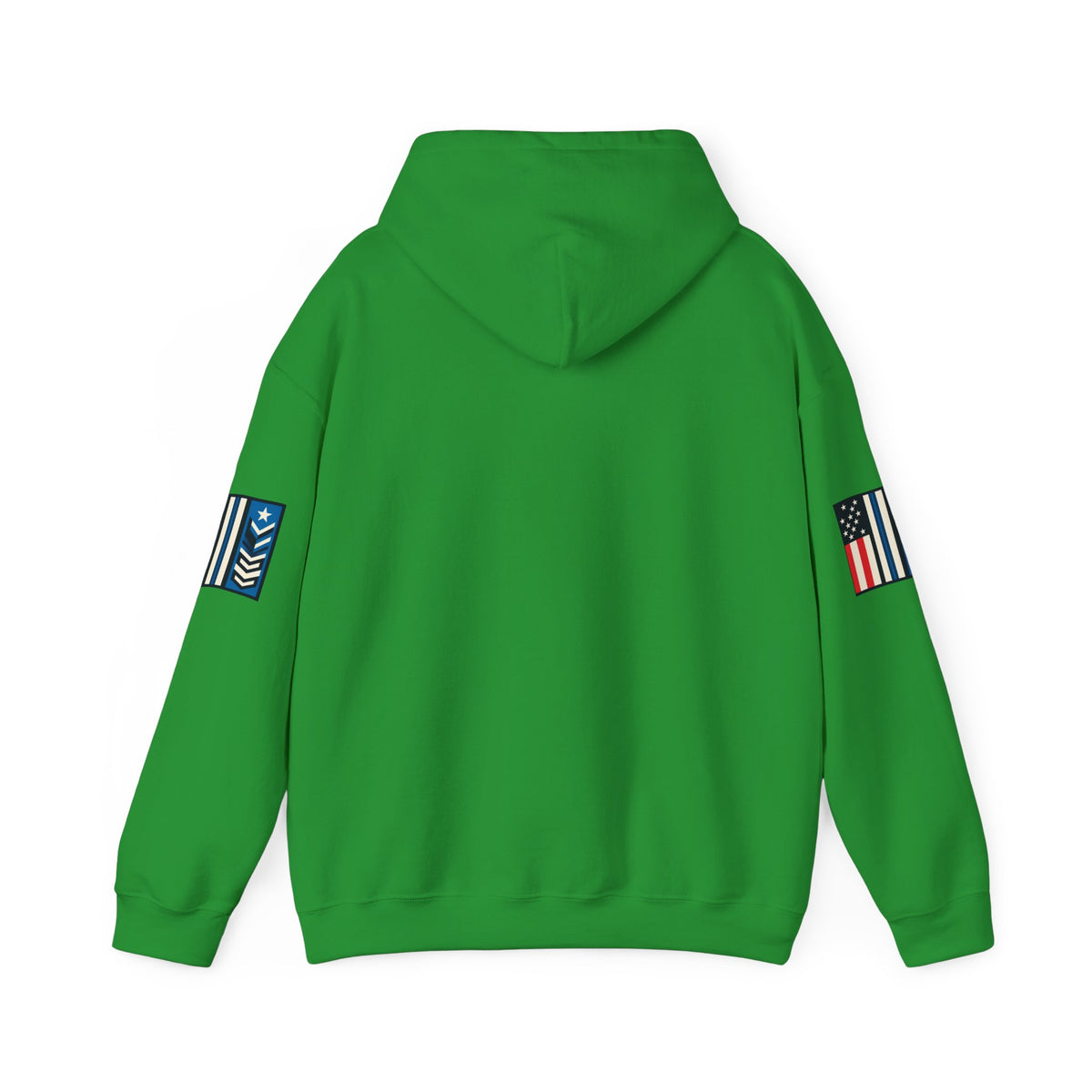 White Melting Down unisex hoodie with trucking design by Printify, featuring a vibrant, artistic melting truck graphic.