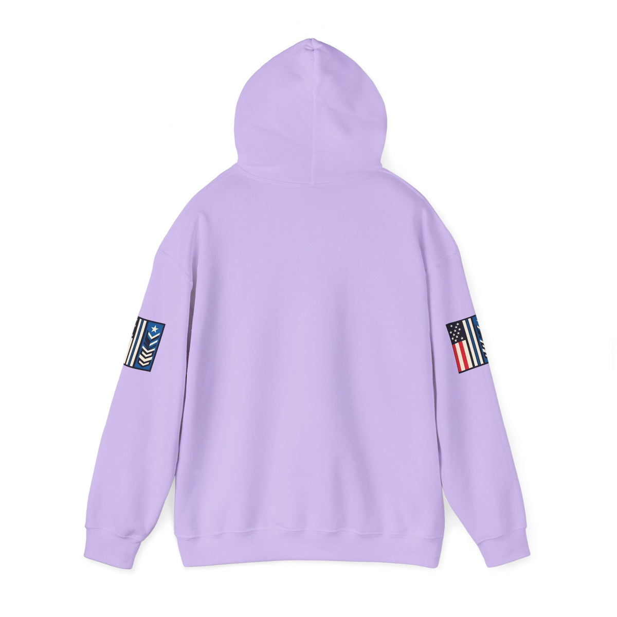White Melting Down Unisex Hoodie with trucking design by Printify, featuring a casual fit and graphic print on the front.