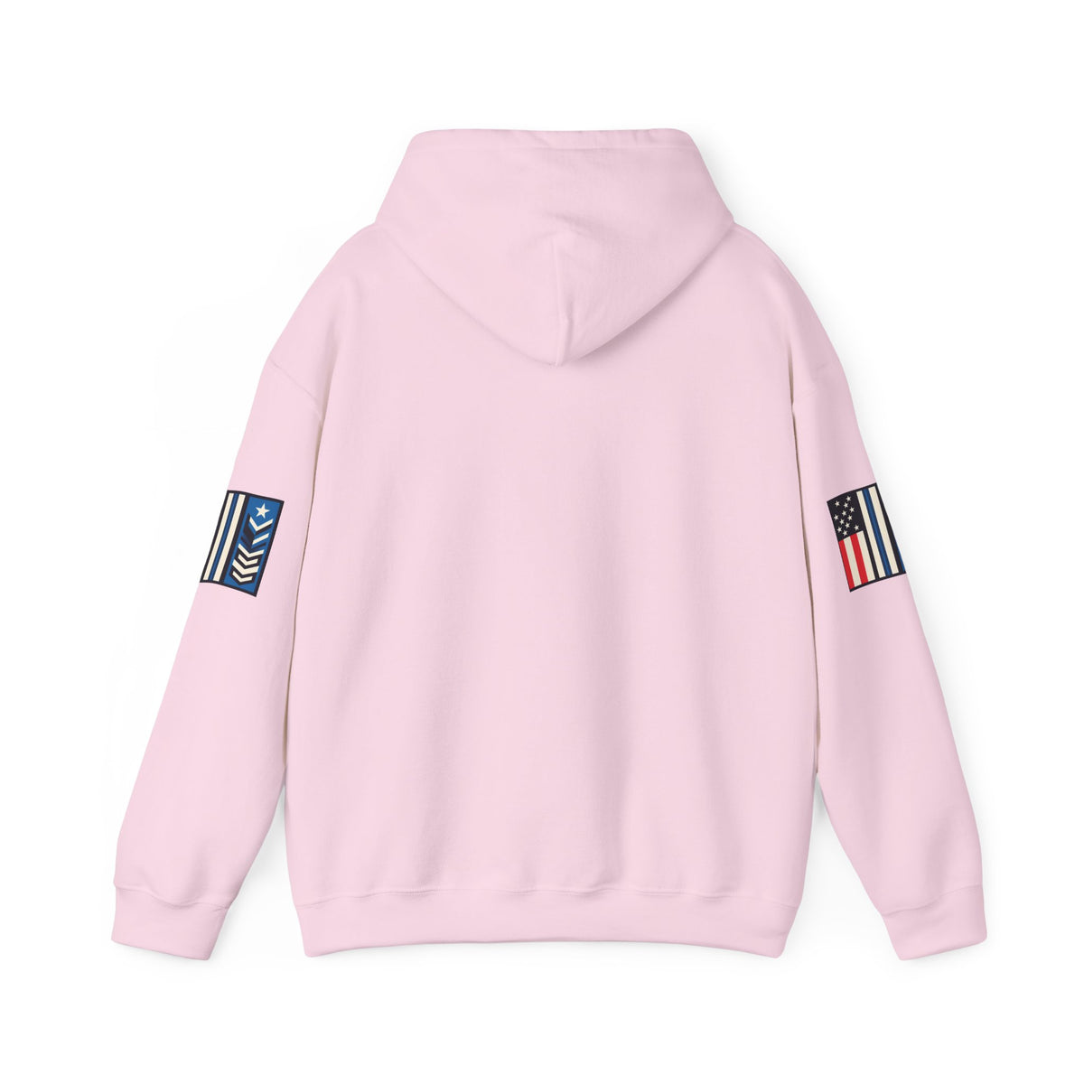 White Melting Down unisex hoodie with trucking design, casual hoodie by Printify, featuring a vibrant melting graphic on the front.