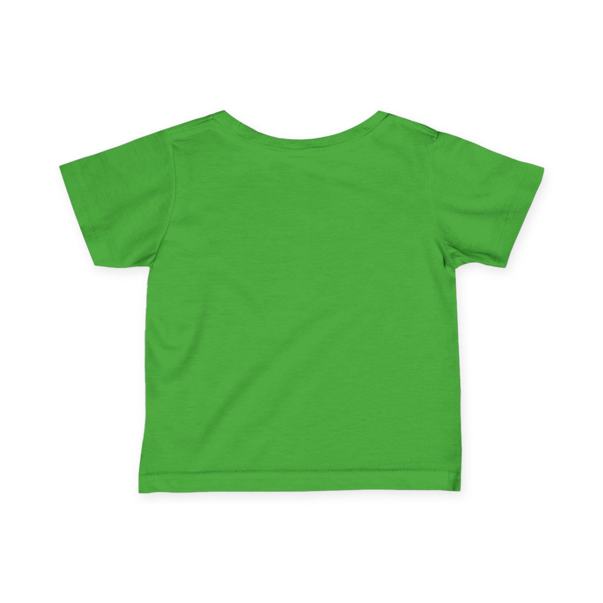 Cute infant fine jersey T-shirt from Printify featuring America's Economy Infants Tee design for kids ages 6 months.