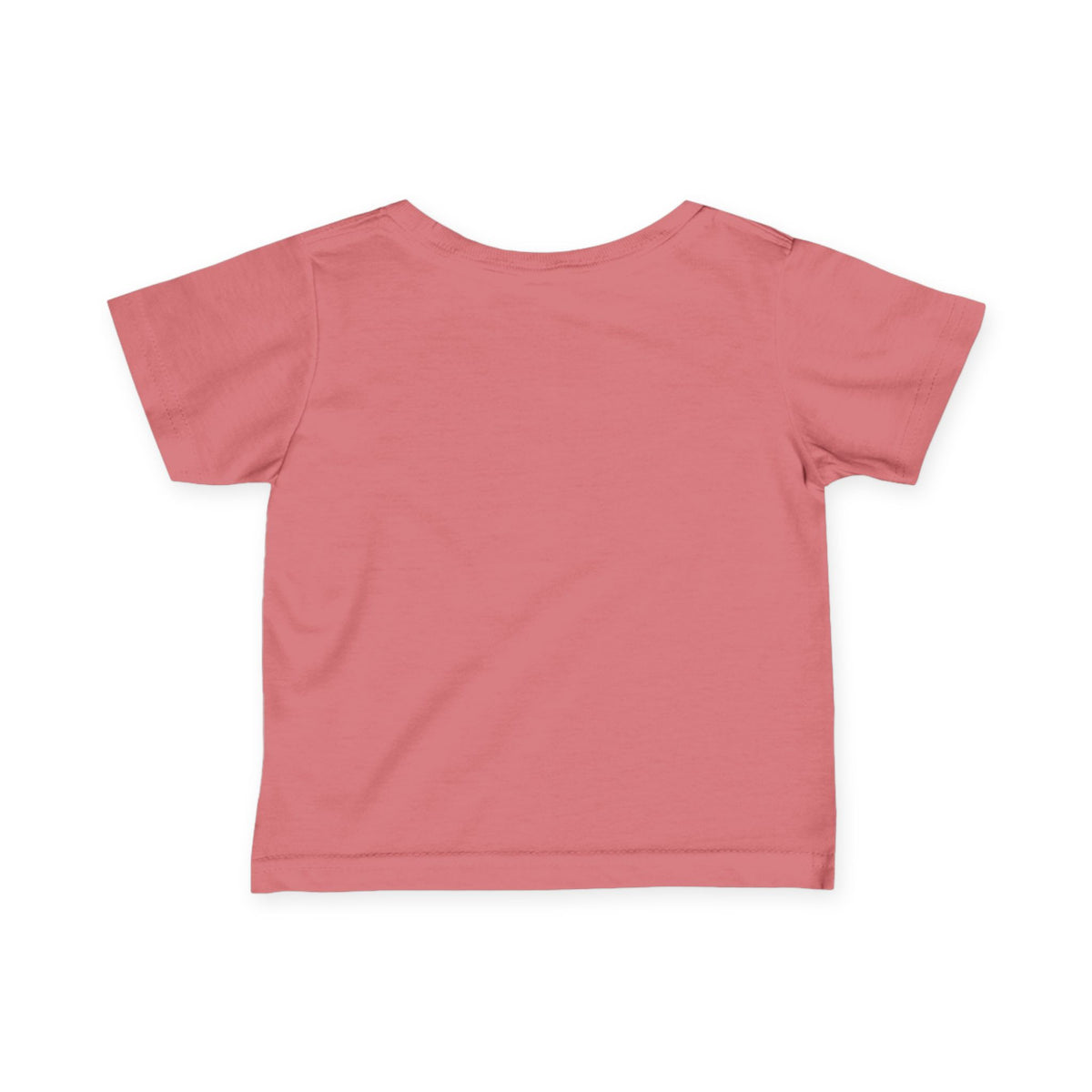 Cute infant fine jersey T-shirt featuring America's Economy design, perfect for kids' clothing by Printify.