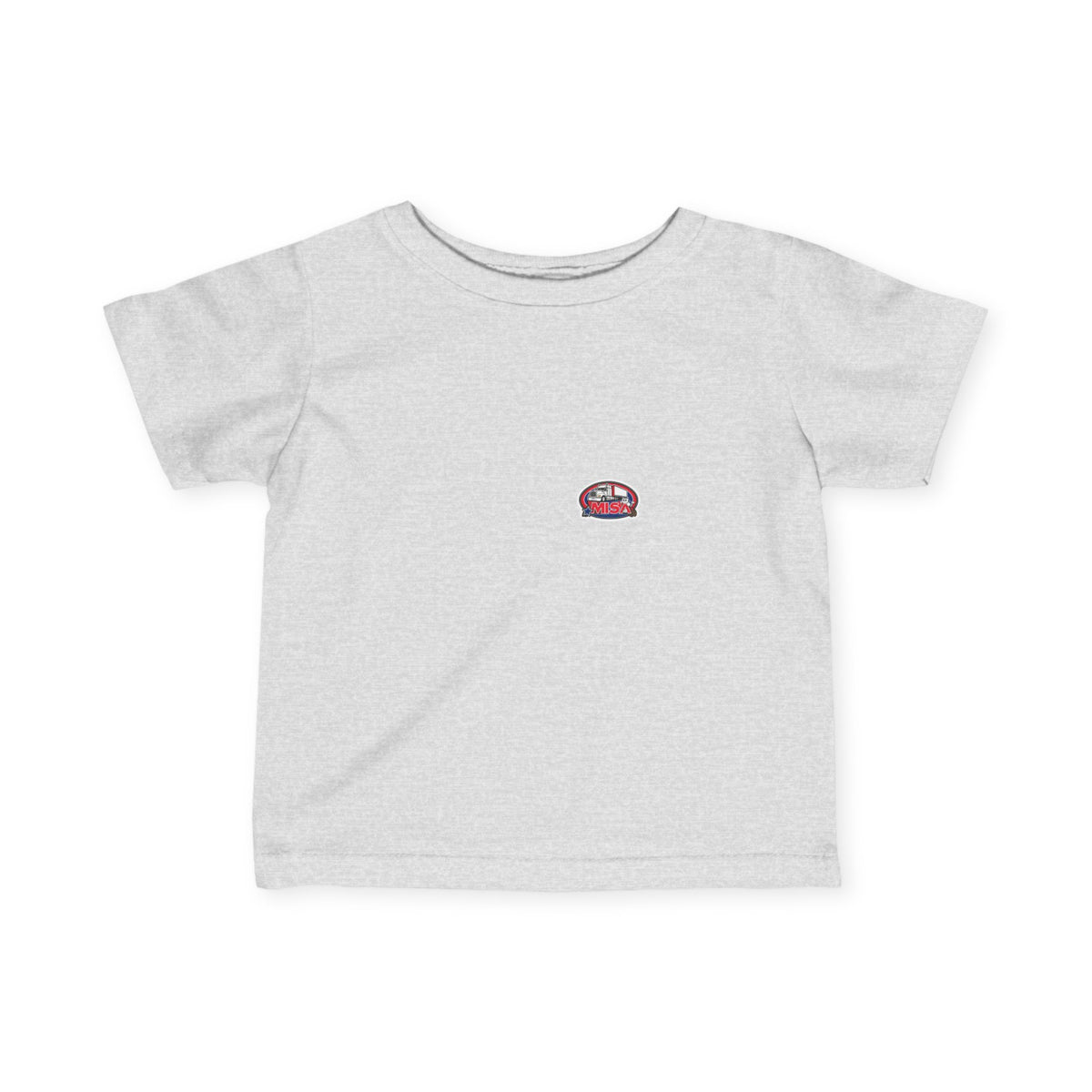 Black funny infant T-shirt from Printify with "Sir, You Can't Park Here" humor, designed for babies aged 6 months.