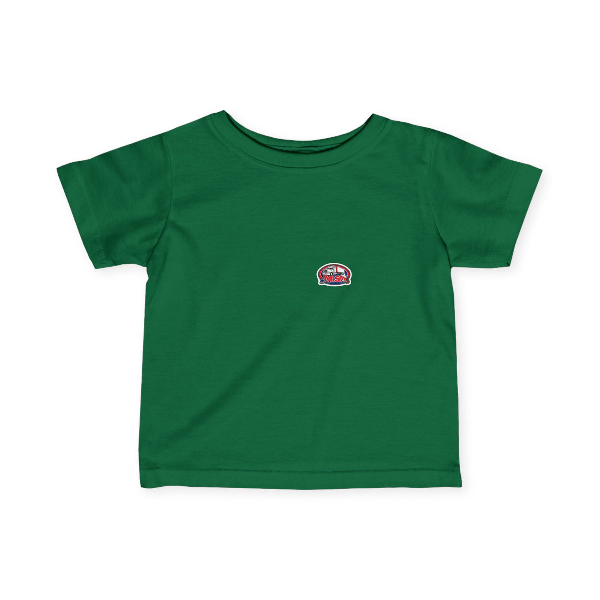 Black funny infant tee for kids by Printify featuring humorous "Sir, You Can't Park Here" design for 6-month-old babies.