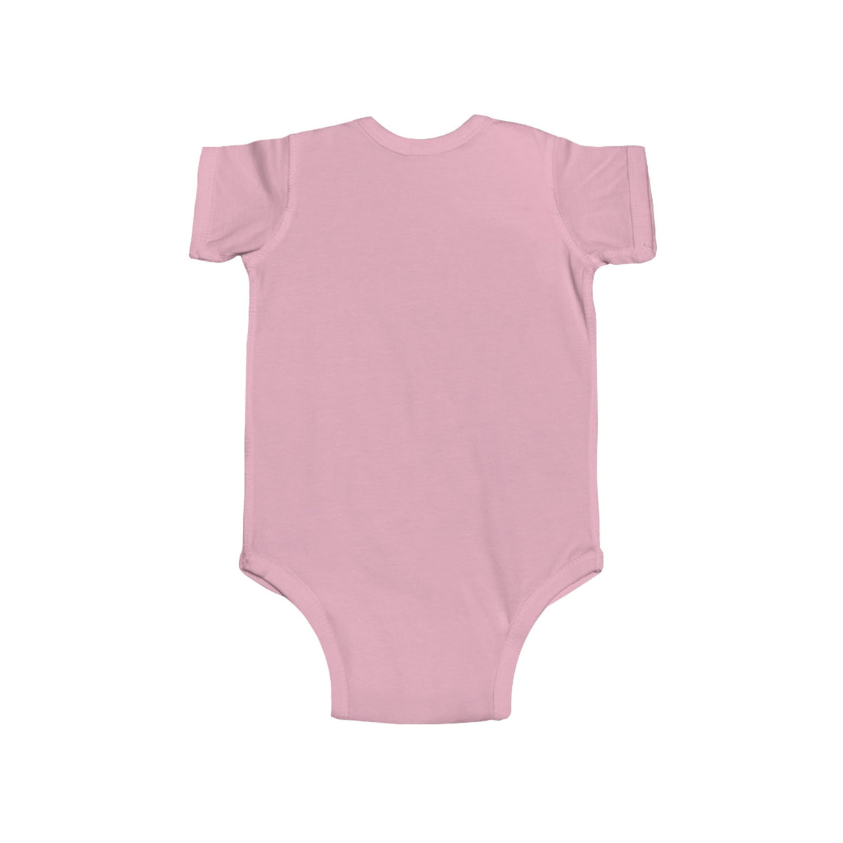 Printify Sleepy Truckin' infant bodysuit for babies 0-3 months, featuring a cute truck design for truck-loving infants.