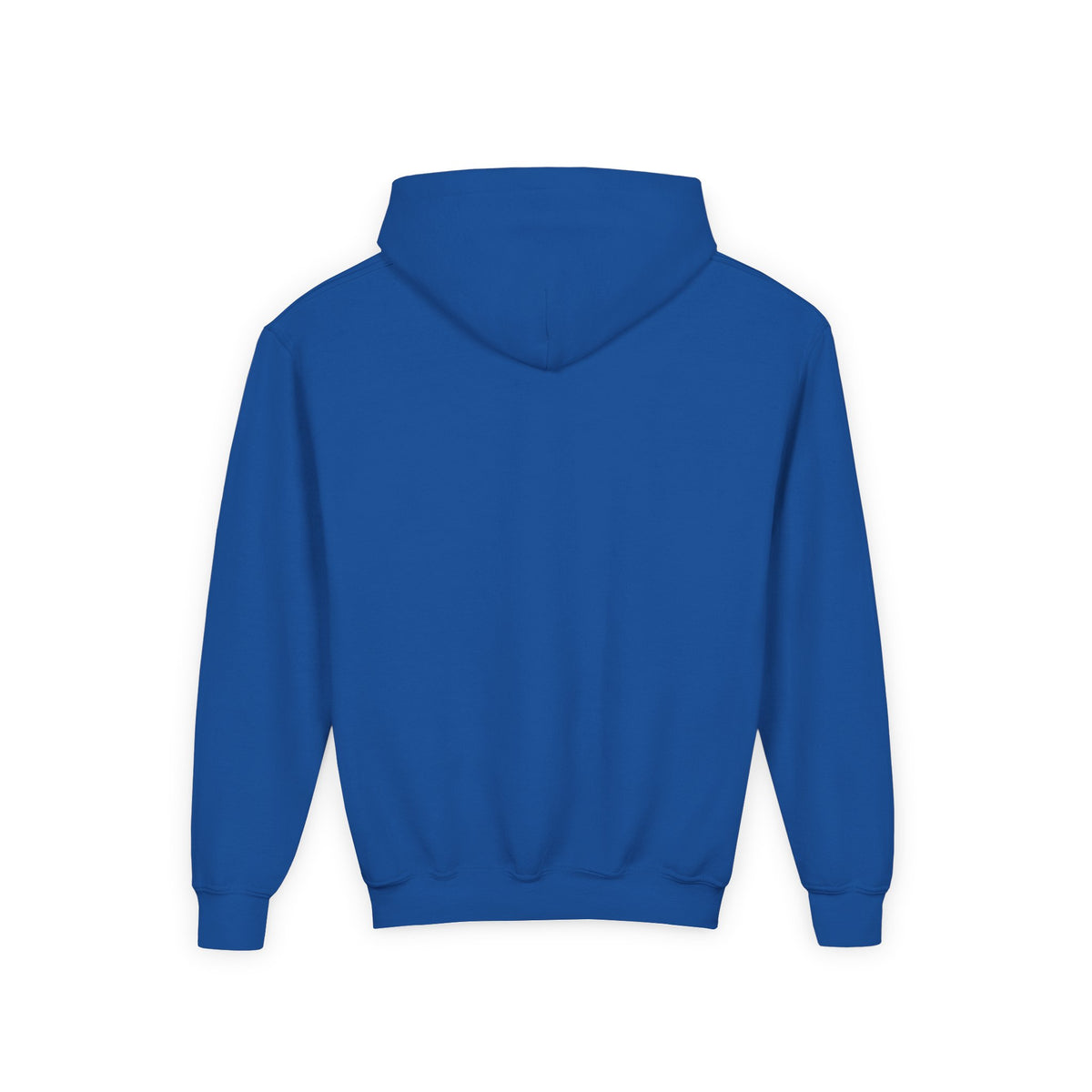 Kids' Carolina Blue Trucking Hoodie by Printify, featuring trucking theme for children of freight professionals and truck drivers.