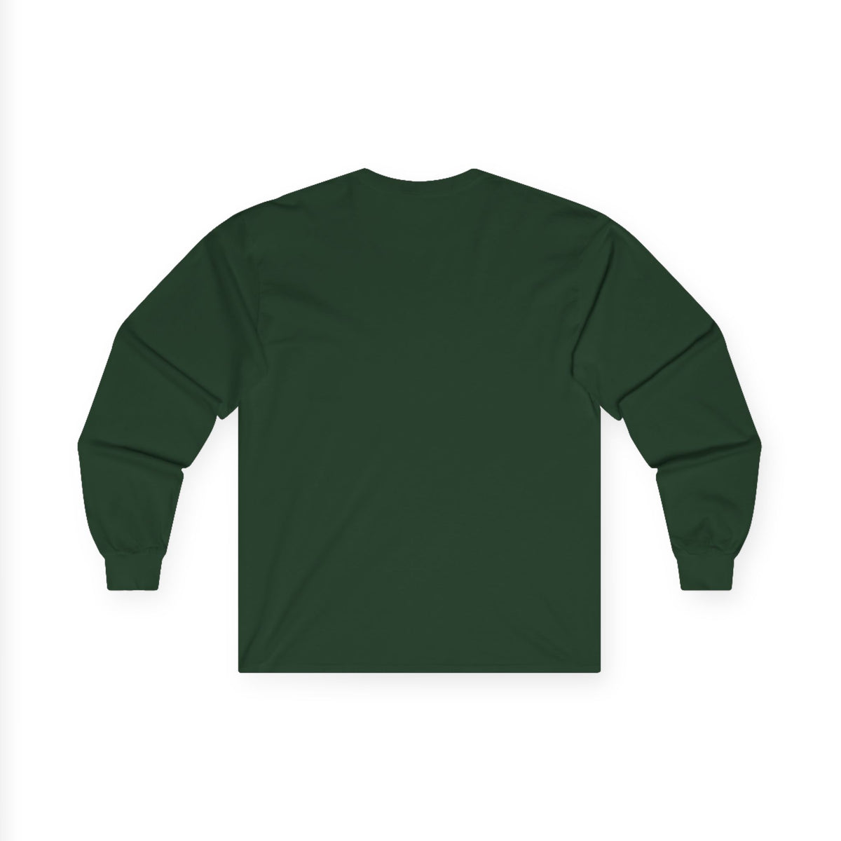 Red unisex long sleeve tee by Printify featuring "We Drive America's Economy" trucking graphic, casual and comfortable apparel.