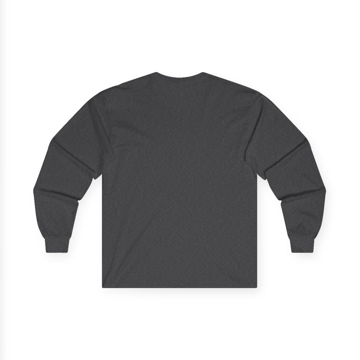 Red unisex long-sleeve tee by Printify with "We Drive America's Economy" trucking slogan, casual fit, front view.