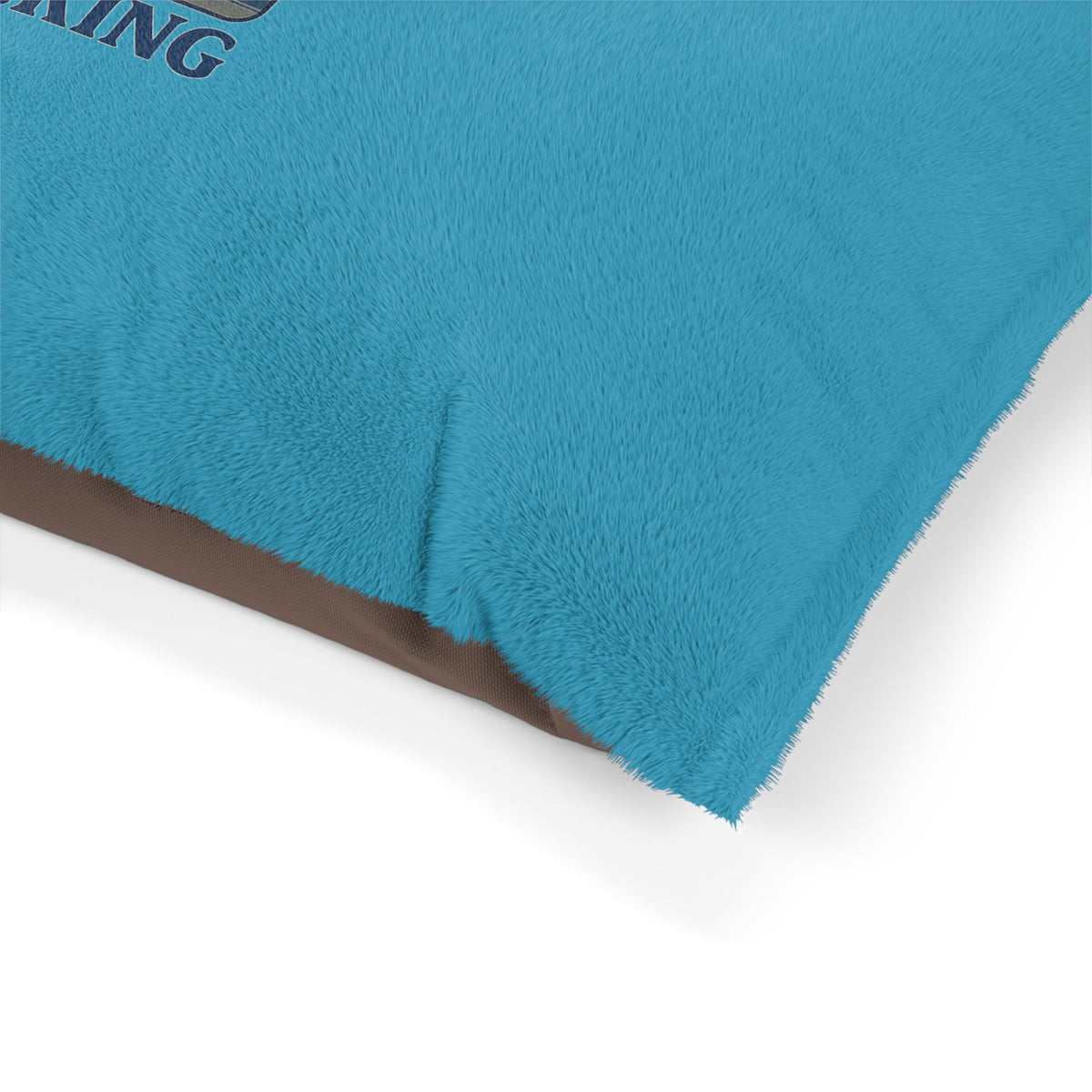 Trucking-themed pet bed by Printify featuring a comfortable design with truck graphics for small pets.
