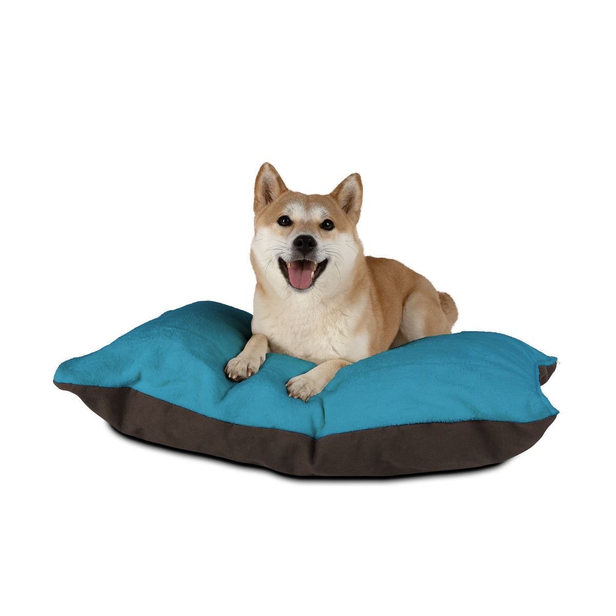 Comfortable trucking-themed pet bed with print design, perfect for small pets to relax and sleep comfortably.