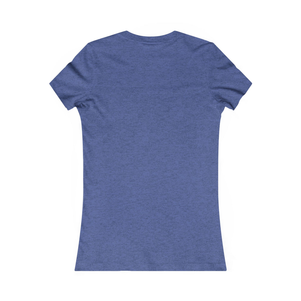 Women's baby blue trucking T-shirt by Printify featuring a casual fit and truck graphic design on the front.