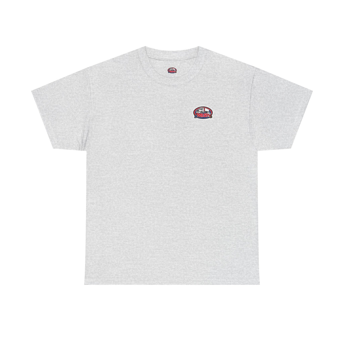 Funny unisex heavy cotton T-shirt with "Sir, You Can't Park Here!" slogan, beige color, casual style by Printify.
