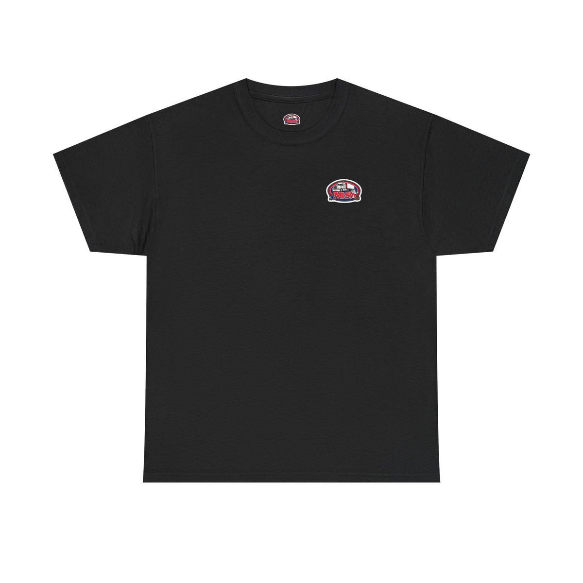 Unisex heavy cotton T-shirt by Printify with humorous "Sir, You Can't Park Here!" print on corn silk fabric.