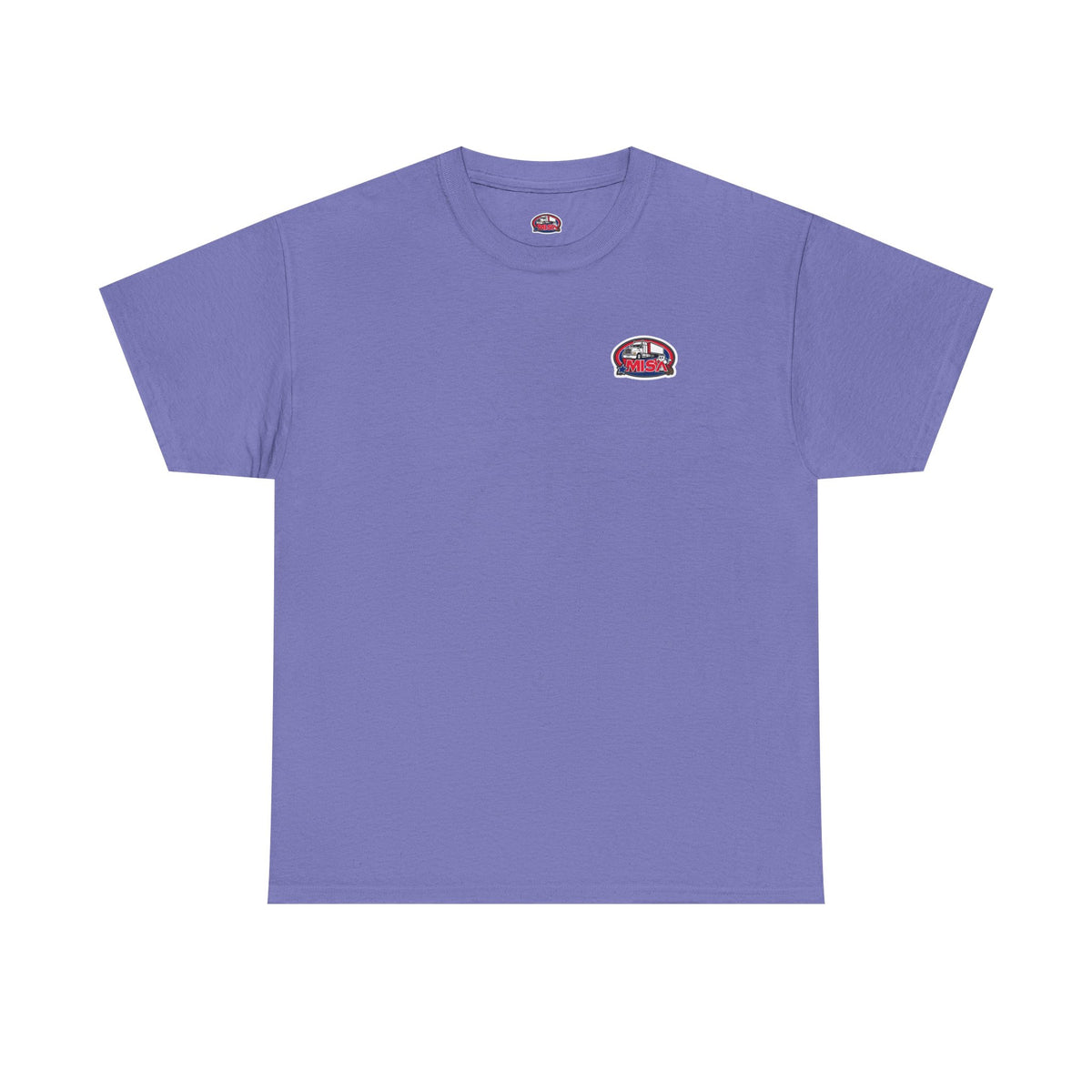 Funny unisex heavy cotton T-shirt with "Sir, You Can't Park Here!" slogan, by Printify, in cornsilk color.