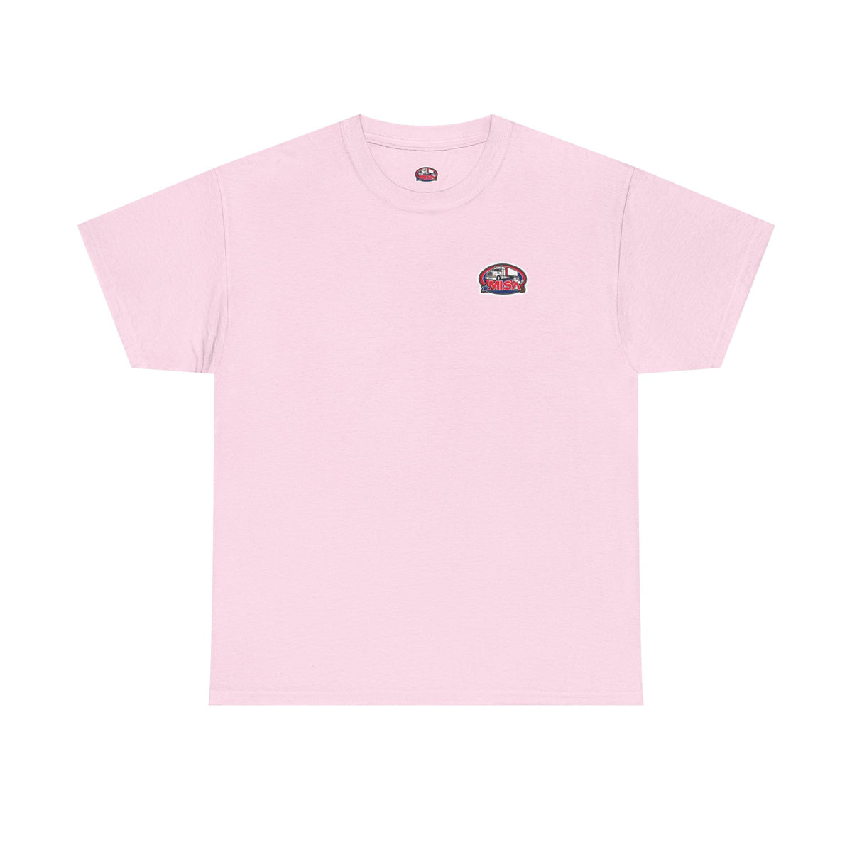 Funny unisex heavy cotton T-shirt with "Sir, You Can't Park Here!" slogan, printed by Printify on a cornsilk-colored tee.