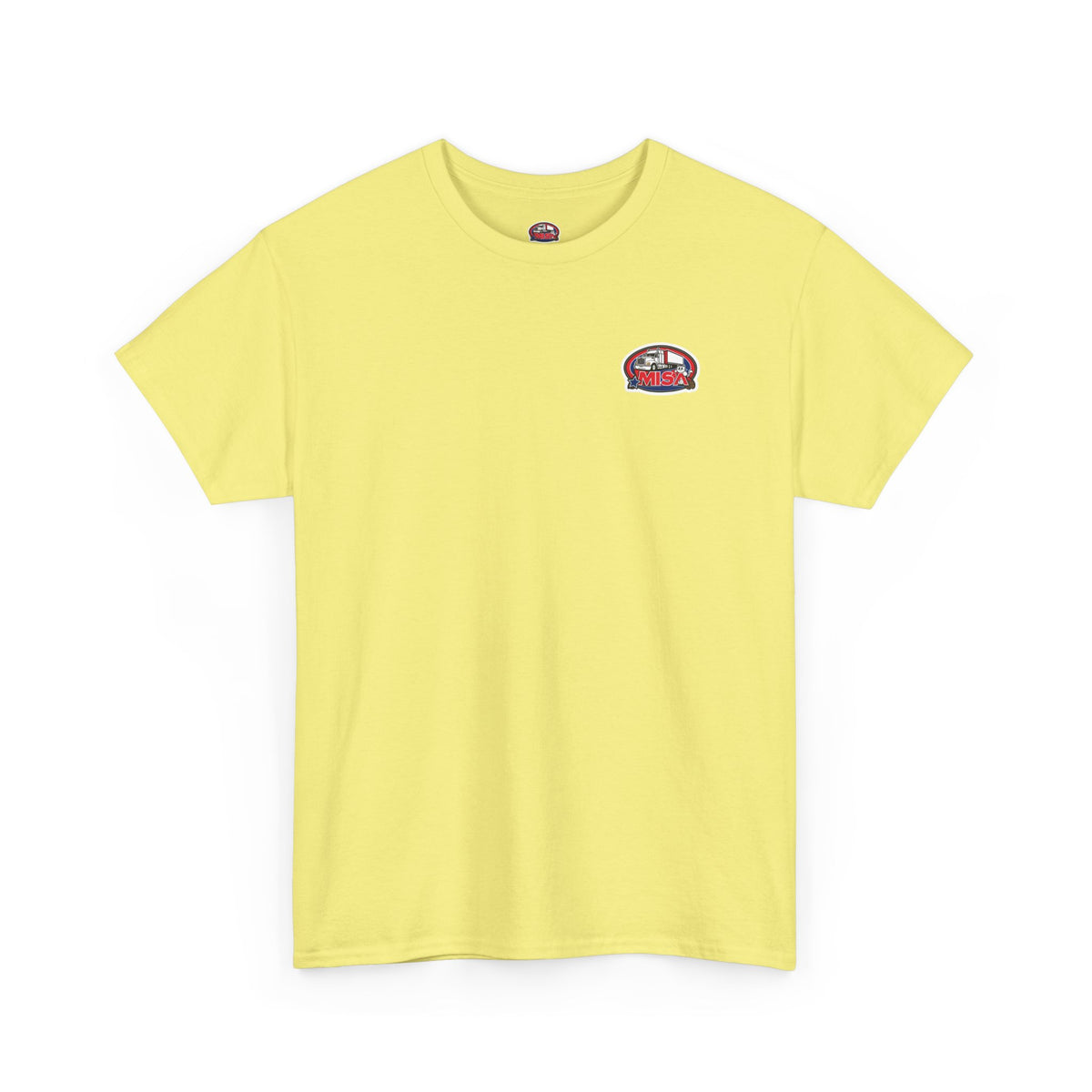 Funny unisex heavy cotton T-shirt with "Sir, You Can't Park Here!" print, in corn silk color, by Printify.