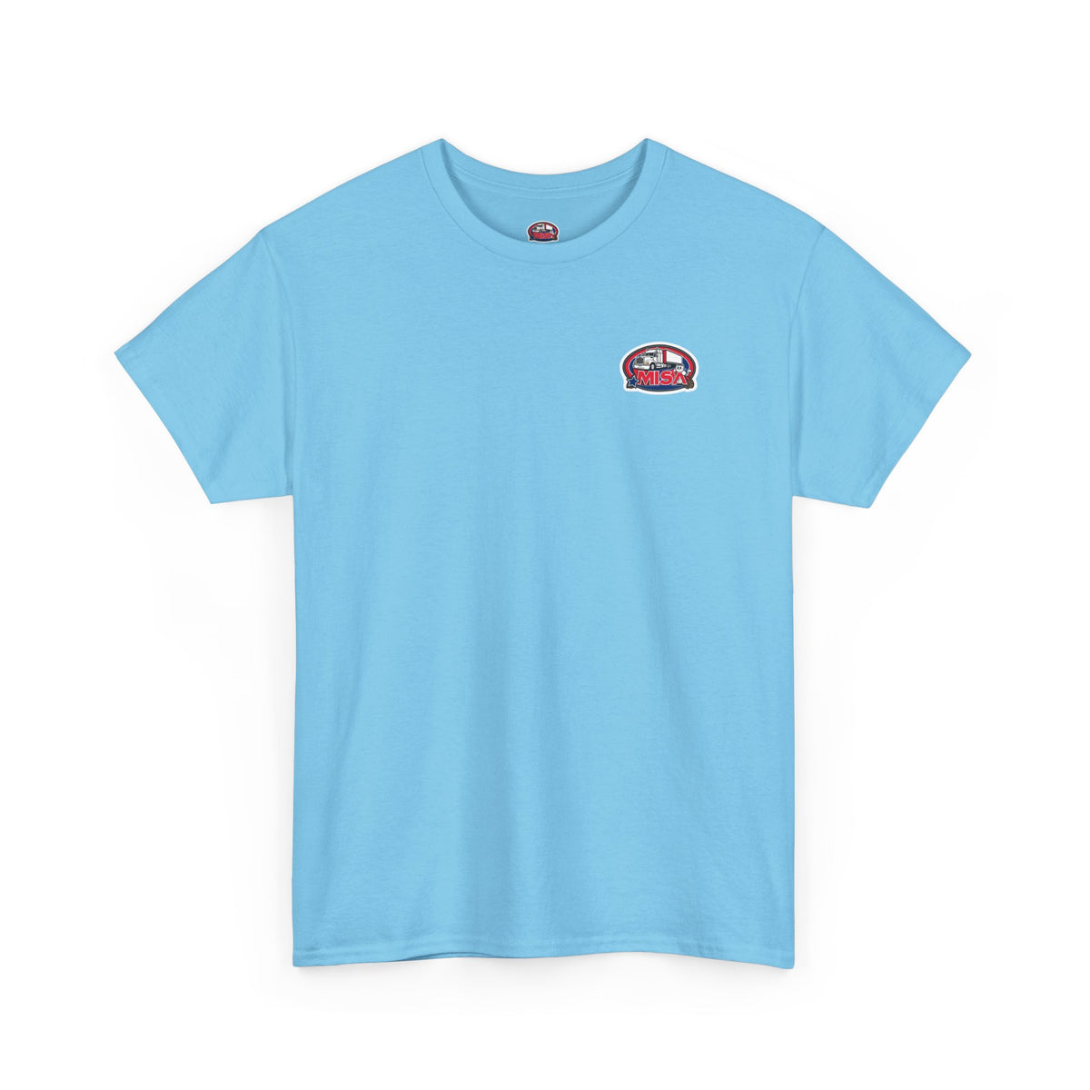 Funny unisex heavy cotton T-shirt with "Sir, You Can't Park Here!" graphic by Printify, in cornsilk color.