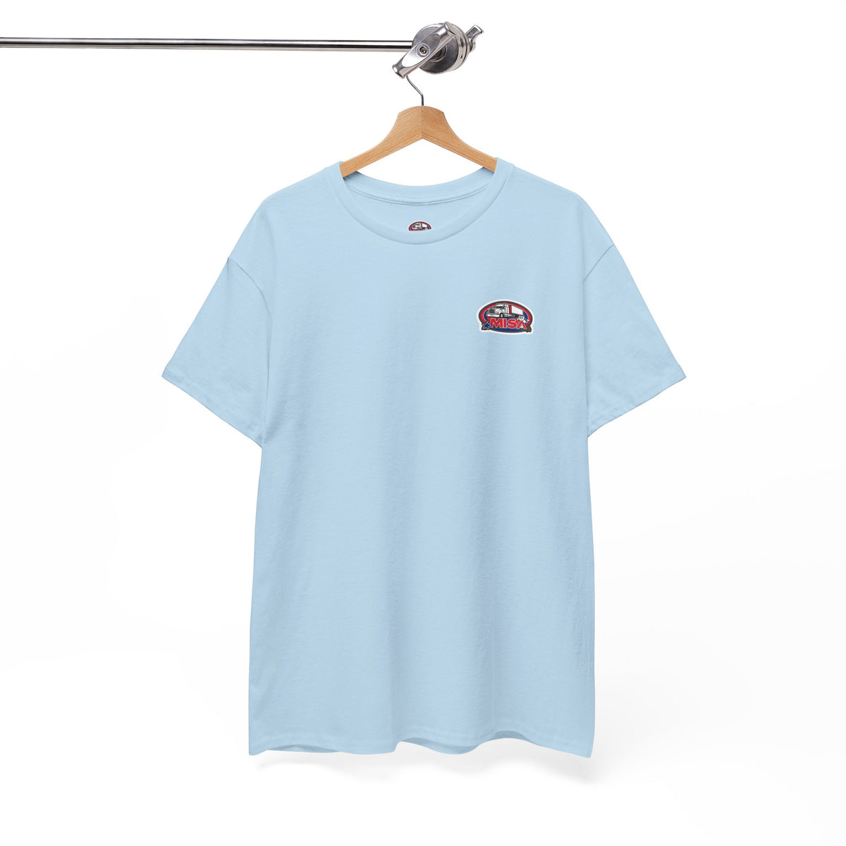 Funny unisex cotton t-shirt with "Sir, You Can't Park Here!" slogan, casual tee from Printify in cornsilk color.
