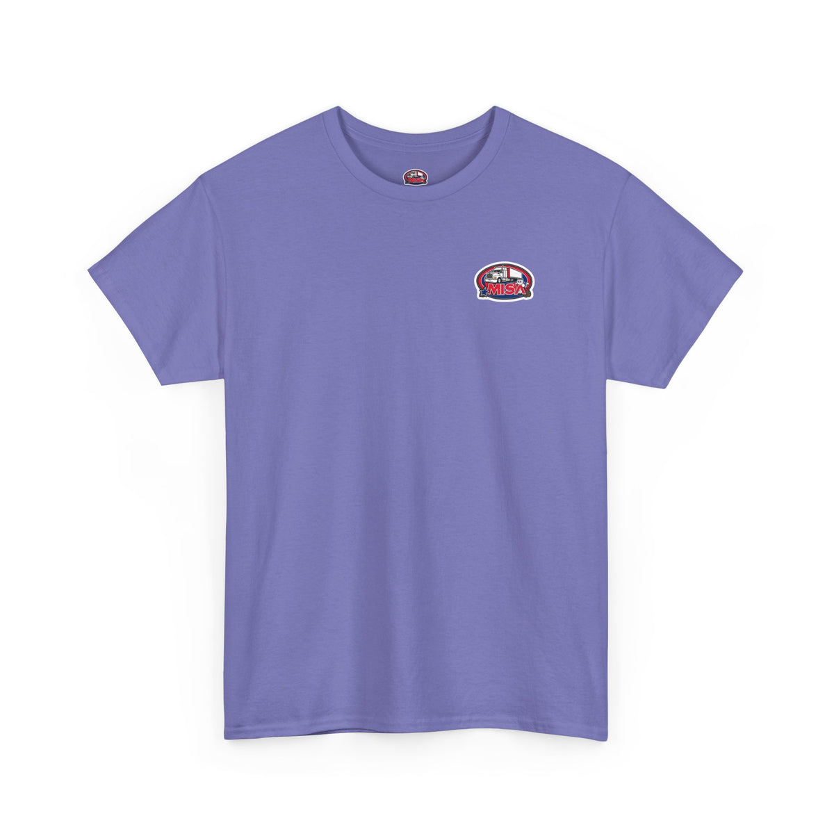 Unisex heavy cotton T-shirt with "Sir, You Can't Park Here!" funny print, in cornsilk color, by Printify.