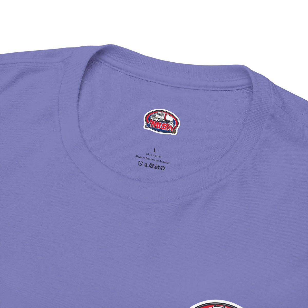 Funny unisex cotton t-shirt featuring the humorous "Sir, You Can't Park Here!" slogan, made by Printify.