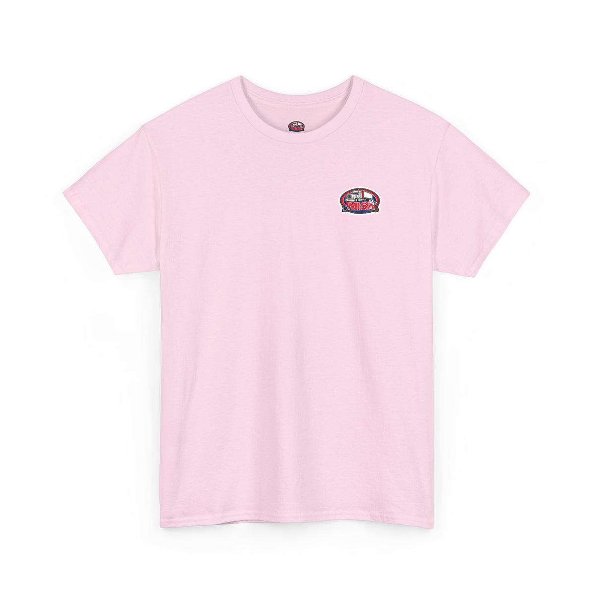 Unisex heavy cotton T-shirt with humorous "Sir, You Can't Park Here!" print, designed by Printify.