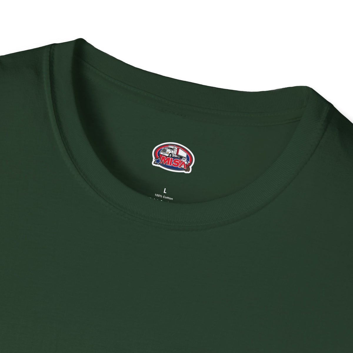 Dark heather Trucking Collection T-Shirt by Printify featuring bold graphics celebrating the worst market in a decade.