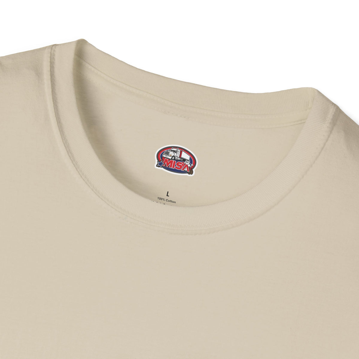 Unisex Heather Navy T-Shirt from Printify's Trucking Melting Down collection, featuring freight broker and trucker-themed design.