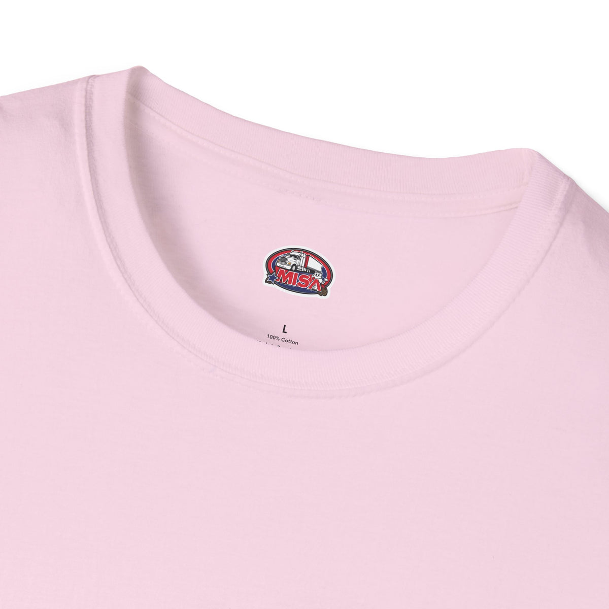 Heather navy unisex T-shirt from Printify's Trucking Melting Down collection for freight brokers and truckers, casual and comfortable.