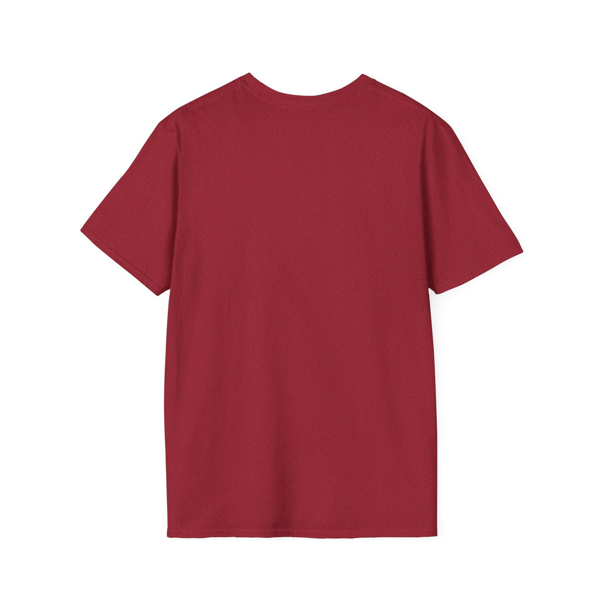 Heather navy unisex T-shirt from Printify's Trucking Melting Down collection, designed for freight brokers and truckers.
