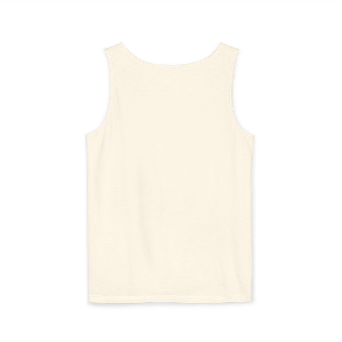 Chambray trucking humor tank top from Printify with "I'll Sleep When I'm Done" slogan, casual sleeveless clothing for truck enthusiasts.