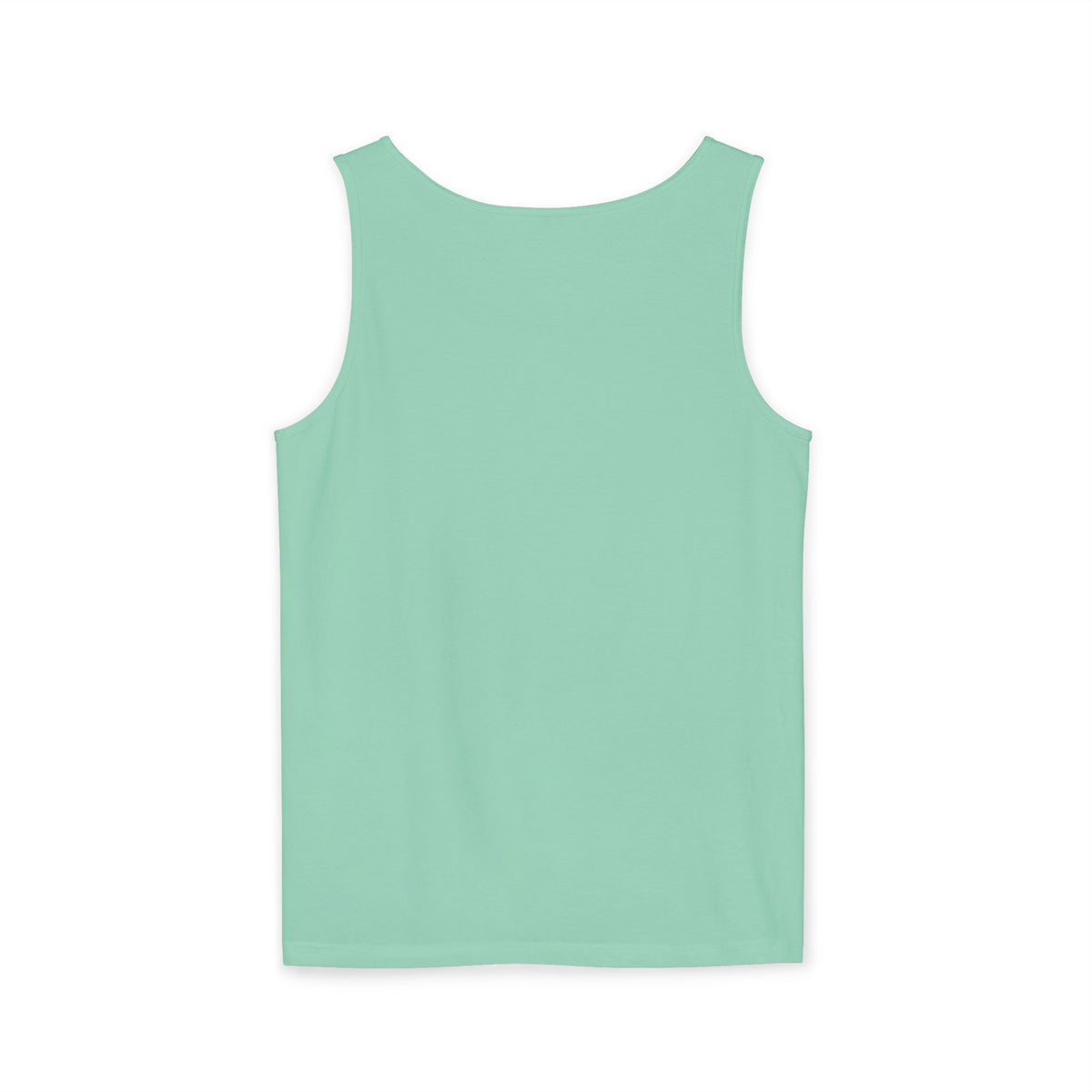 Chambray trucking humor tank top by Printify featuring the phrase "I'll Sleep When I'm Done" on a casual sleeveless shirt.
