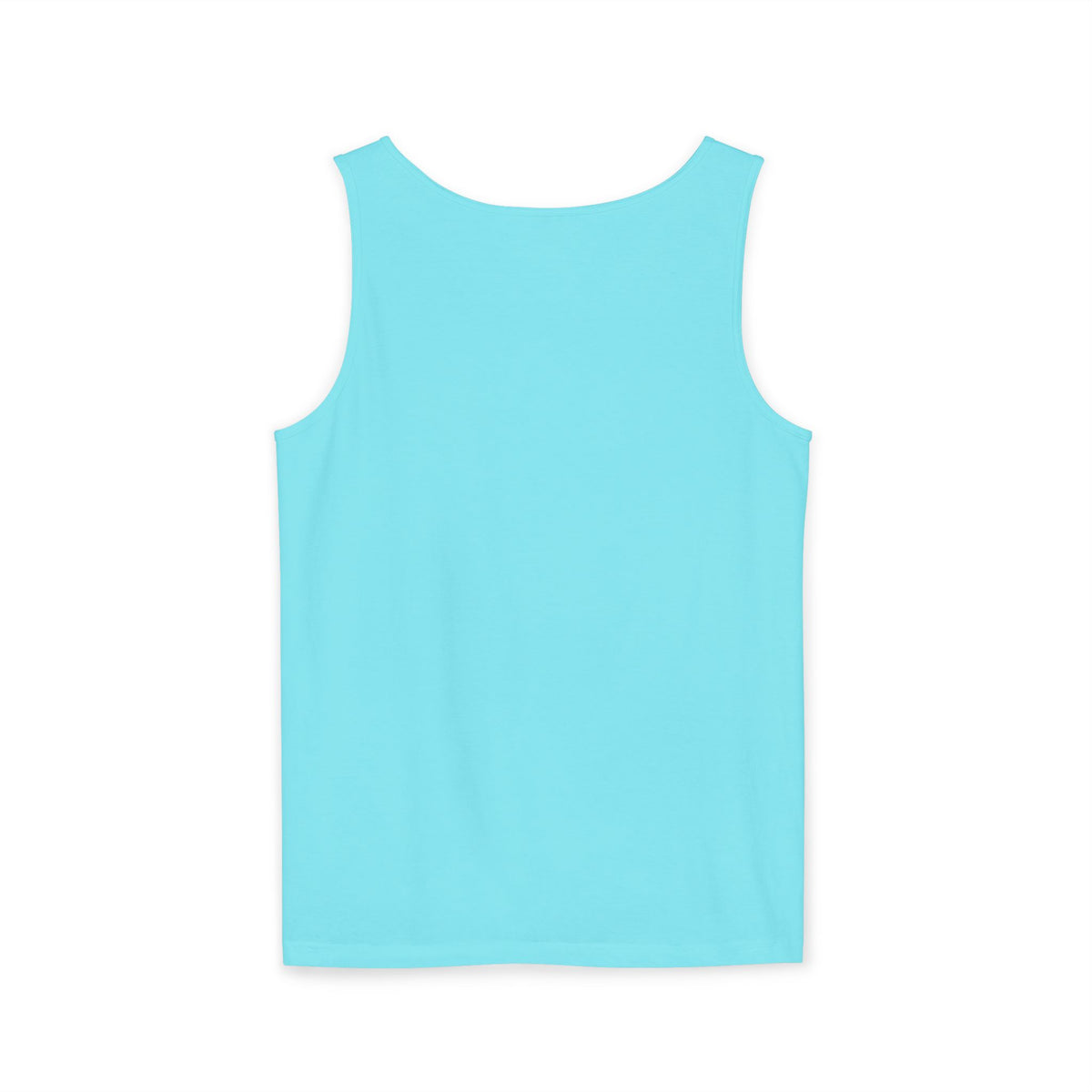 Trucking humor tank top from Printify with "I'll Sleep When I'm Done" slogan, chambray fabric, XS size, casual fit.