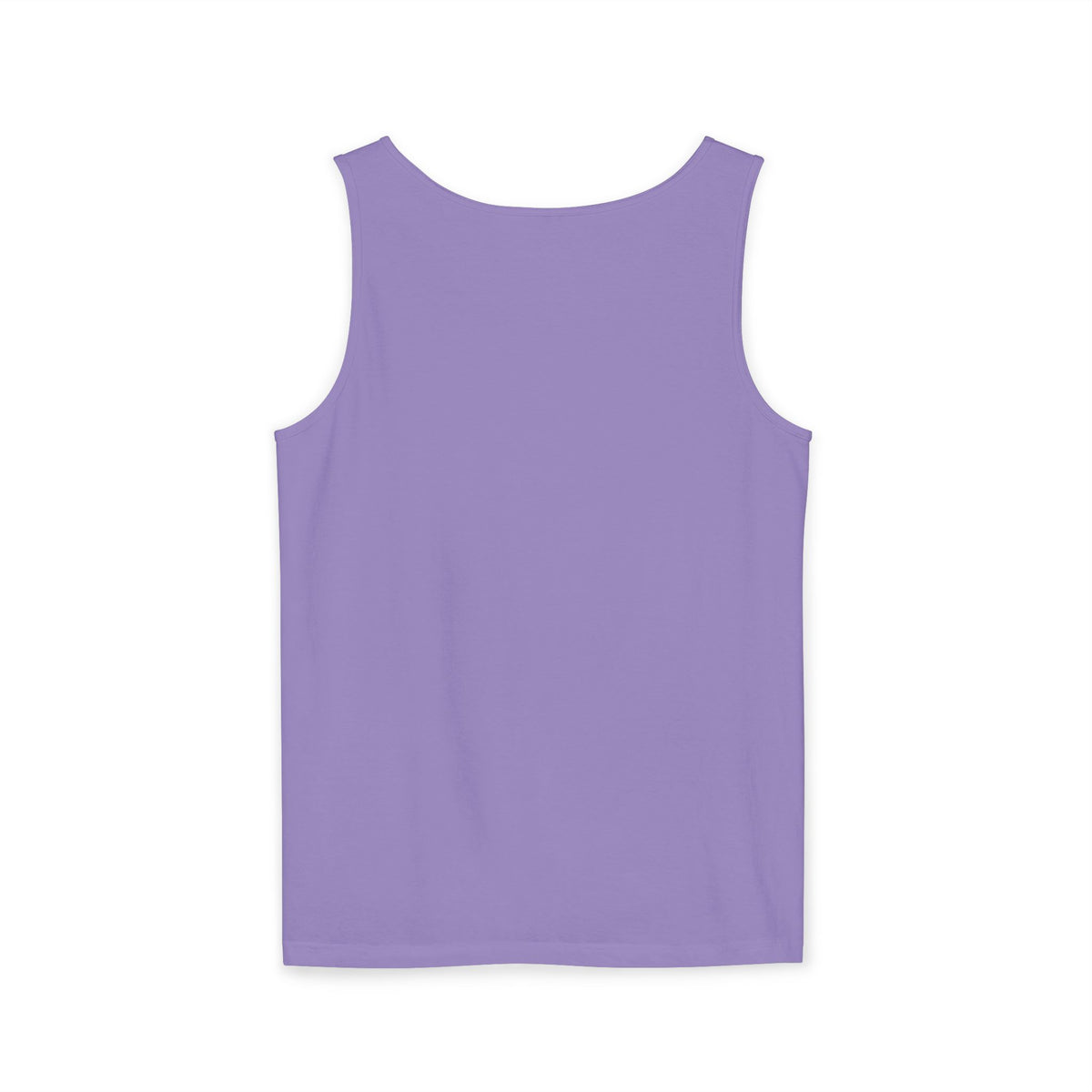 Chambray trucking humor tank top by Printify with "I'll Sleep When I'm Done" slogan, casual sleeveless design.