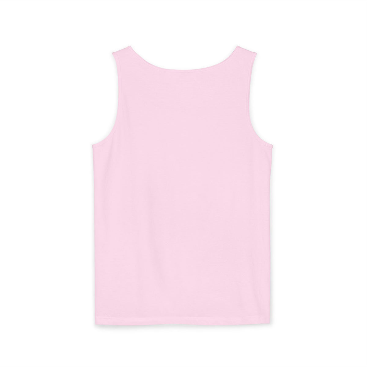 Chambray trucking humor tank top by Printify with "I'll Sleep When I'm Done" slogan, casual sleeveless design.