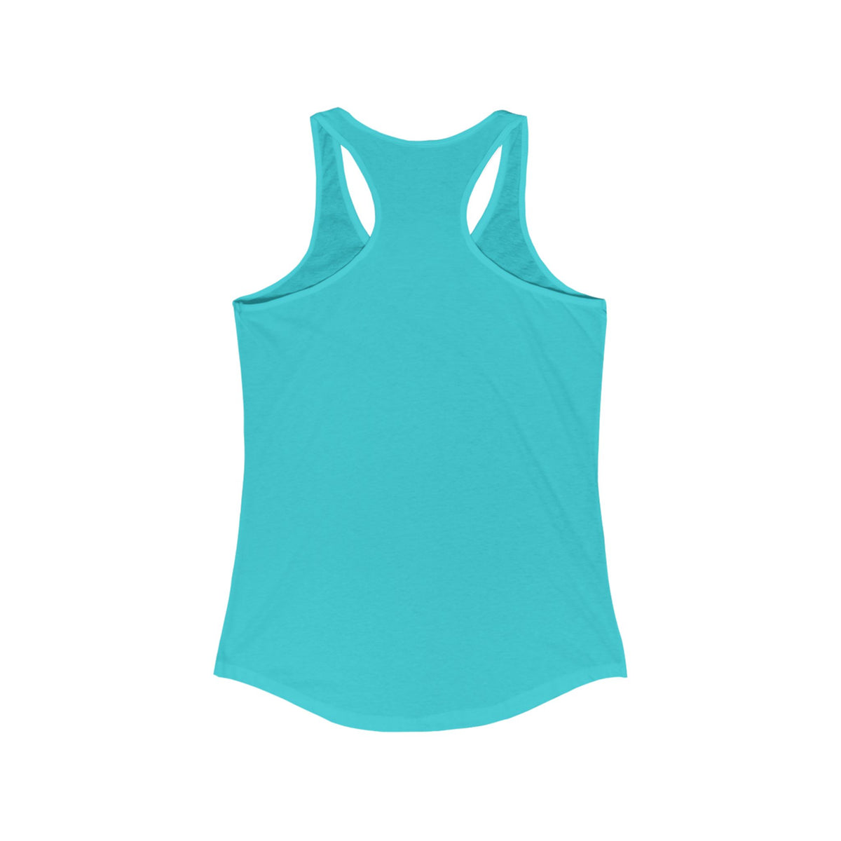 Hot pink women's racerback tank top with patriotic "We Drive America's Economy" slogan by Printify.